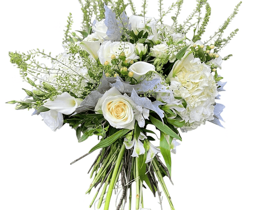 Bouquet de pêches et de prunes du jardin