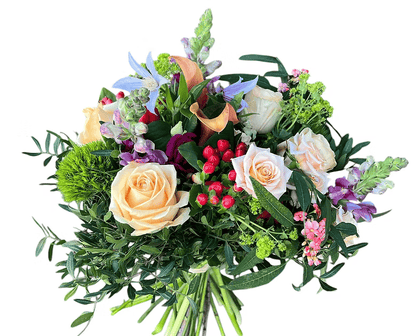 Peach & Plum Garden Bouquet